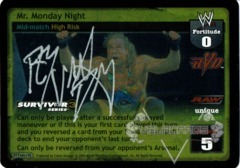 Mr. Monday Night - SS3 - Signed by Rob Van Dam